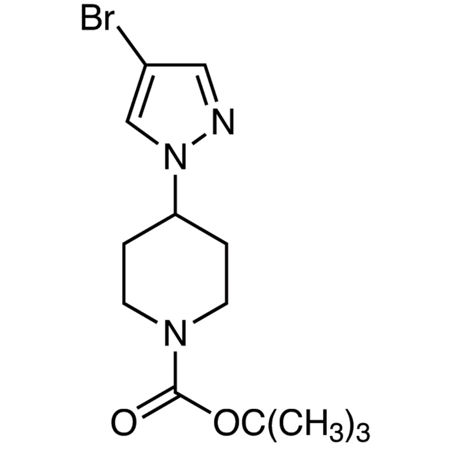 tert-Butyl 4-(4-Bromopyrazol-1-yl)piperidine-1-carboxylate&gt;98.0%(HPLC)(T)1g