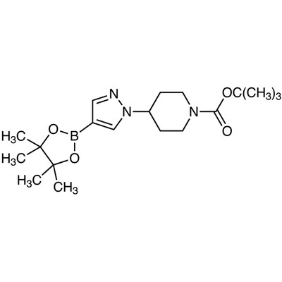 tert-Butyl 4-[4-(4,4,5,5-Tetramethyl-1,3,2-dioxaborolan-2-yl)pyrazol-1-yl]piperidine-1-carboxylate&gt;98.0%(HPLC)(T)5g