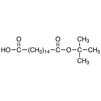 tert-Butyl Hydrogen Hexadecanedioate&gt;95.0%(GC)(T)1g