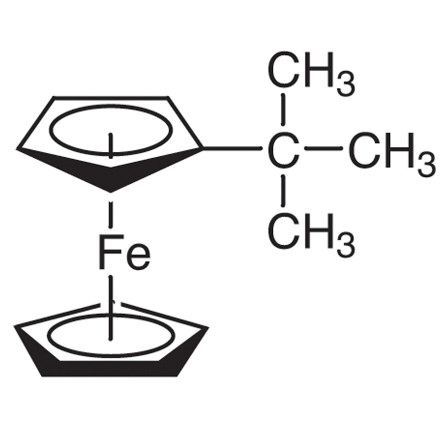 tert-Butylferrocene&gt;97.0%(GC)1g