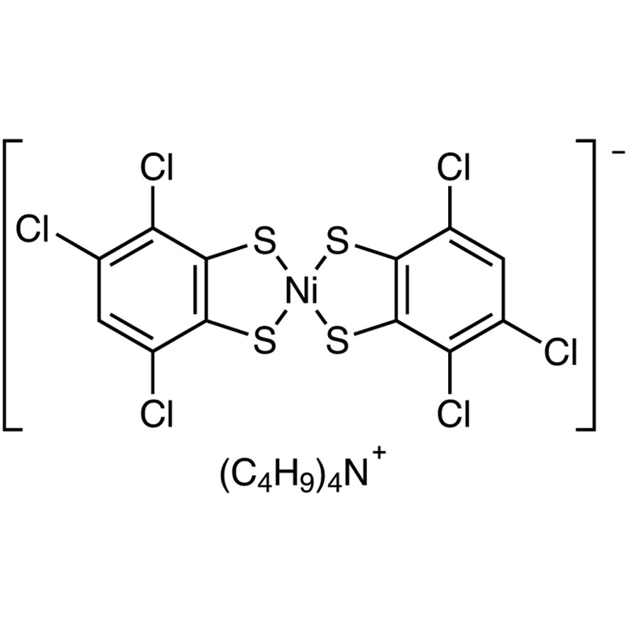Tetrabutylammonium Bis(3,4,6-trichloro-1,2-benzenedithiolato)nickelate&gt;95.0%(T)200mg