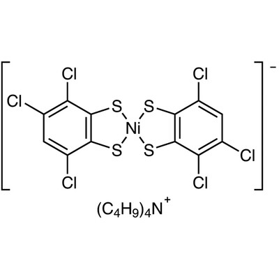 Tetrabutylammonium Bis(3,4,6-trichloro-1,2-benzenedithiolato)nickelate&gt;95.0%(T)200mg