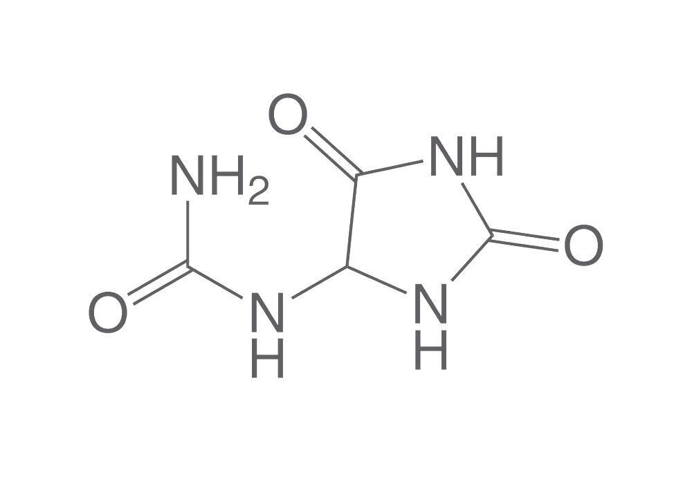 Allantoin, min. 99%, 250 g, plastic packaging.