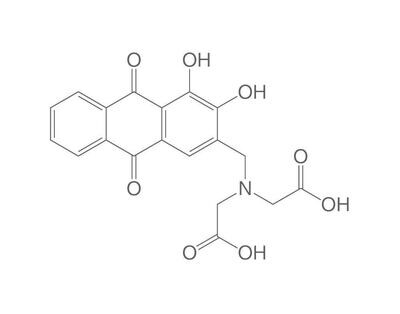 Dihidrato de complexona de alizarina, mínimo 97 %, pa, 10 g, envase de vidrio