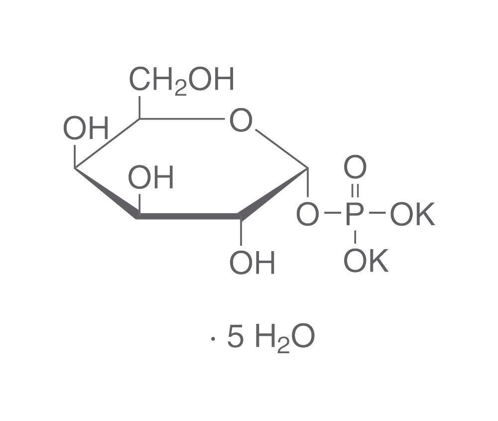 alpha-D-galactose-1-phosphate di, potassium salt pentahydrate, min 99%, Biochem., 25 mg