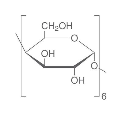 alpha-cyclodextrin, min. 98%, for biochemistry, 5 g, glass packaging
