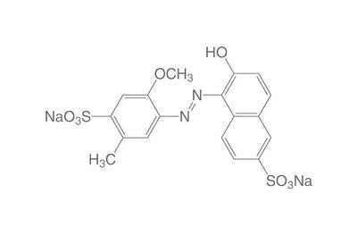 Rojo allura (CI 16035), purísimo, 25 g, envase de vidrio