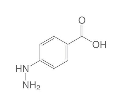 4-Hydrazinebenzoic acid, min. 97%, for synthesis, 10 g, glass packaging