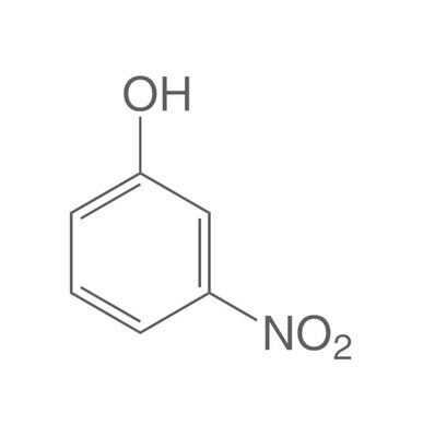3-nitrofenol, mínimo 99 %, para síntesis, 100 g, envase de vidrio