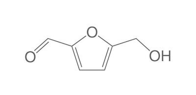 5-Hydroxymethylfurfural, min. 97%, for synthesis, 5 g, glass packaging