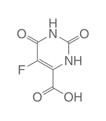 Acide 5-fluoroorotique, min 98 %, pour la biochimie, 2,5 g, emballage en verre