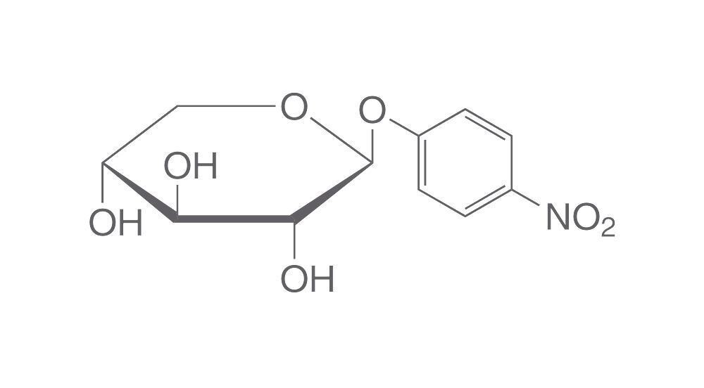 4-Nitrophenyl-beta-D-xyloside, min. 99%, for biochemistry, 100 mg, glass packaging