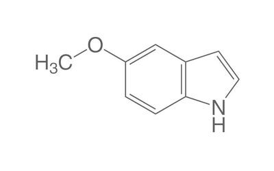 5-metossiindolo, minimo 98%, per sintesi, 5 g, confezione in vetro