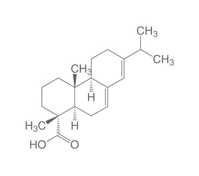 Abietic acid, ROTICHROM® CHR, 25 g, plastic packaging.