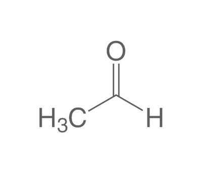 Acetaldehído, mínimo 99,5 %, pa, 100 ml, envase de vidrio