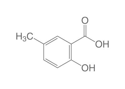 Acide 5-méthylsalicylique, min 98 %, pour la synthèse, 25 g, emballage plastique.