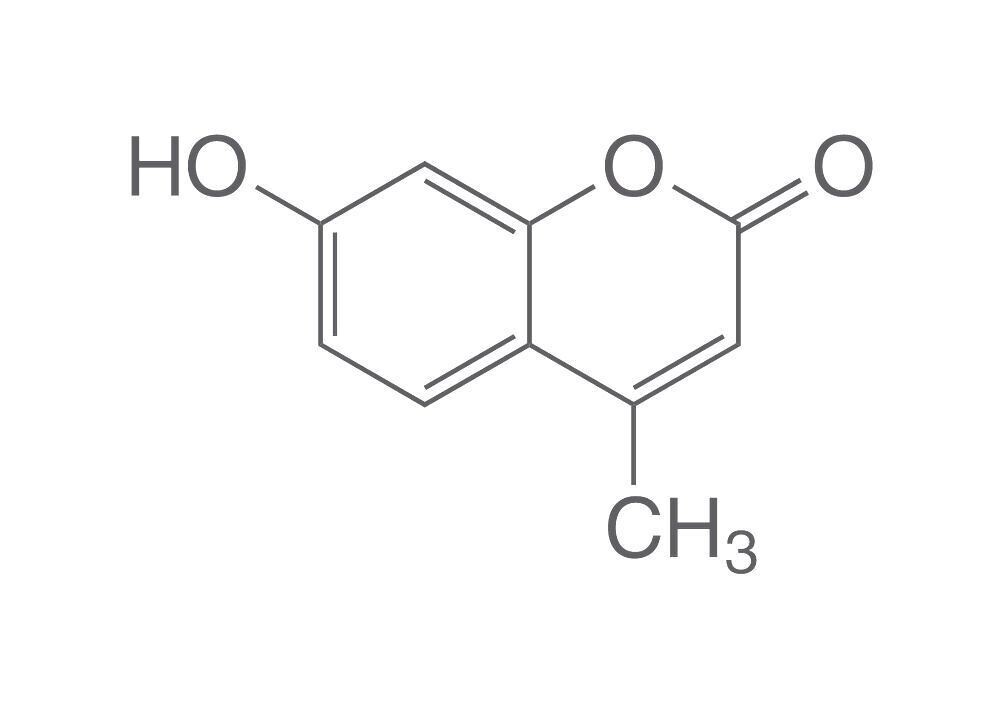 4-Methylumbelliferone, min. 98%, for biochemistry, 50 g, plastic packaging.