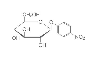4-Nitrophenyl-beta-D-glucopyranoside, min. 99%, for biochemistry, 5 g, glass packaging