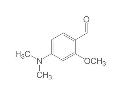 4-dimetilammino-2-metossibenzaldeide, minimo 98%, per biochimica, 5 g, confezione in vetro