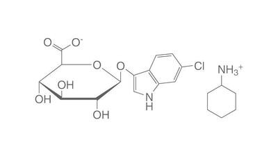 6-Chloro-3-indoxyl-β-D-glucuronic acid cyclohexylammonium salt, 10mg, &gt;=98%