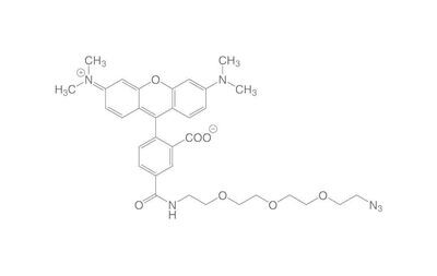 5-TAMRA-PEG3 azida, mínimo 90 %, 100 mg, envase de plástico.