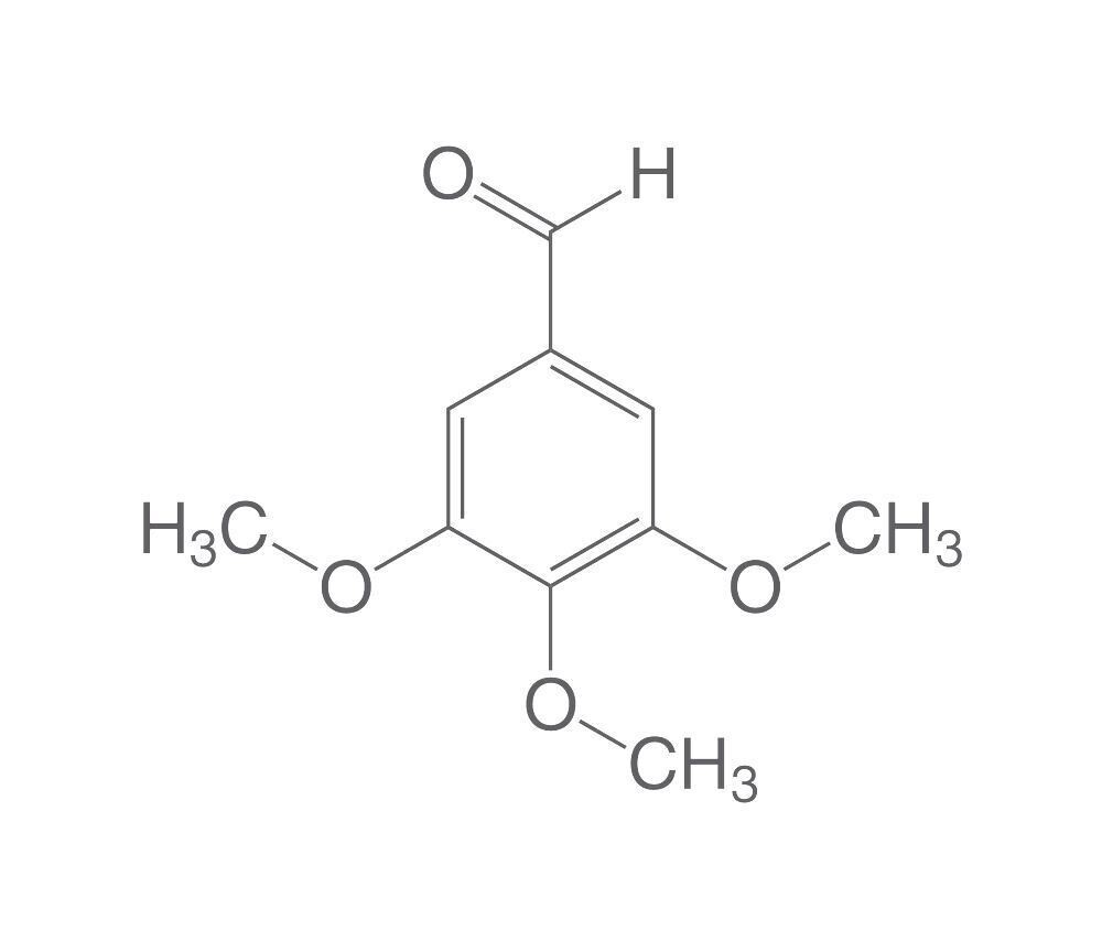 3,4,5-Trimethoxy-benzaldehyde, min. 98%, 25 g, glass packaging