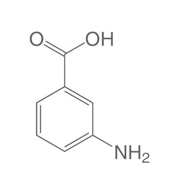 Acido 3-aminobenzoico, &gt;=98%, per sintesi, 50 g, confezione in plastica.