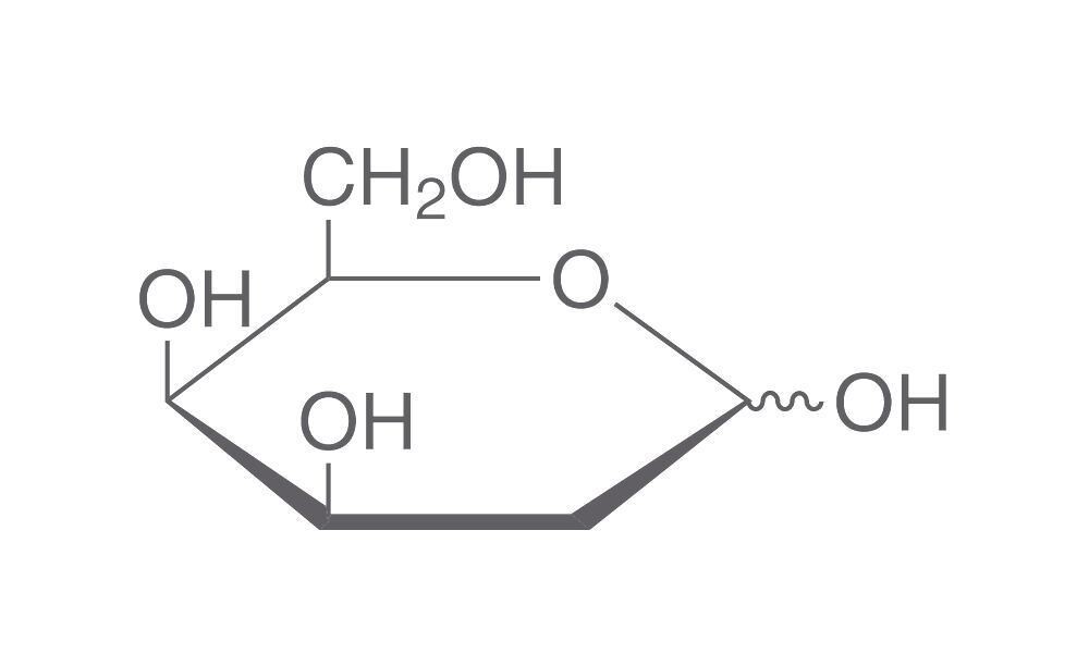 2-Deoxy-D-Galactose, min. 99%, for biochemistry, 250 mg, glass packaging