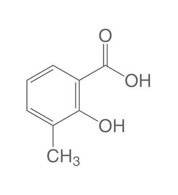 Acido 3-metilsalicilico, min 98,5%, per sintesi, 500 g, confezione in vetro