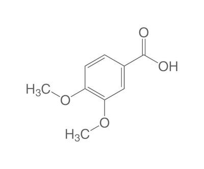 3,4-Dimethoxybenzoesäure, min. 99 %, zur Synthese, 100 g, kunststoffverpackung.