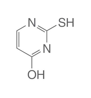 2-tiouracilo, mínimo 98 %, para bioquímica, 100 g, envase de plástico.