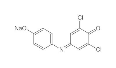 Sal sódica de 2,6-diclorofenolindofenol, AR, ACS, 5 g, envase de vidrio