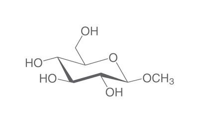 1-O-Metil-beta-D-glucopiranósido, mínimo 99 %, para bioquímica, 5 g, envase de plástico.