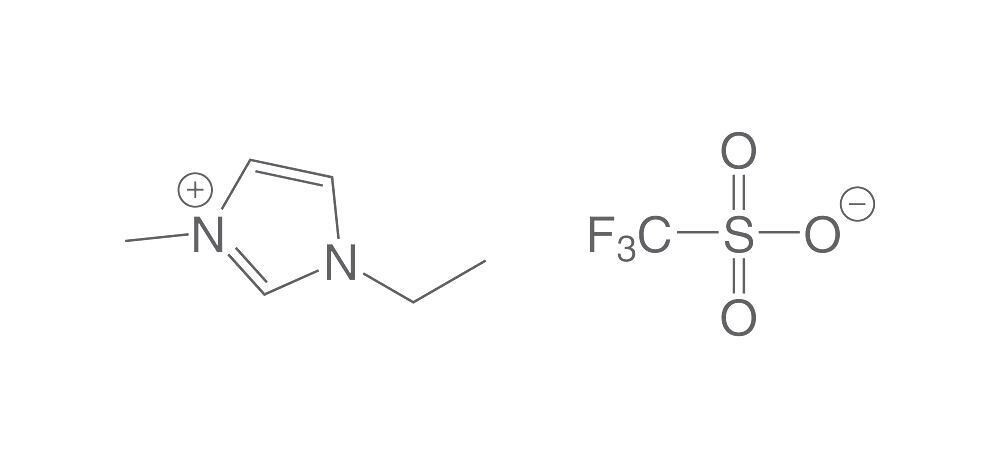 1-Ethyl-3-methyl-imidazolium-, trifluoromethanesulfonate, min. 99%, 100 g, glass packaging