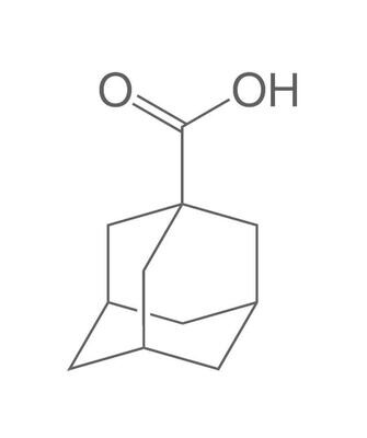 1-adamantanecarboxylic acid, min. 99%, for synthesis, 25 g, plastic packaging.