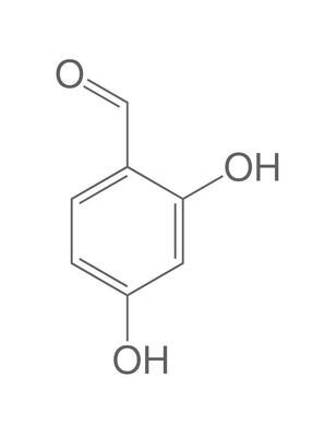 2,4-Dihidroxibenzaldehído, mínimo 98 %, para síntesis, 100 g, envase de vidrio