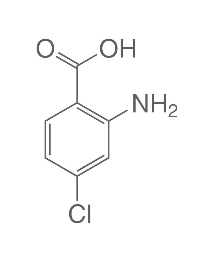 2-amino-4-chlorobenzoic acid, min. 98%, for biochemistry, 10 g, plastic packaging.