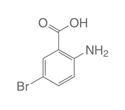 Acide 2-amino-5-bromobenzoïque, min 95 %, pour la biochimie, 5 g, emballage plastique.