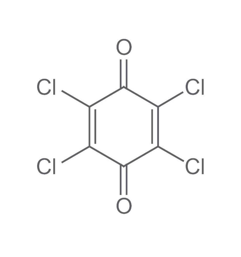 1,4-cloranil, min 98%, pa, 25 g, confezione in vetro