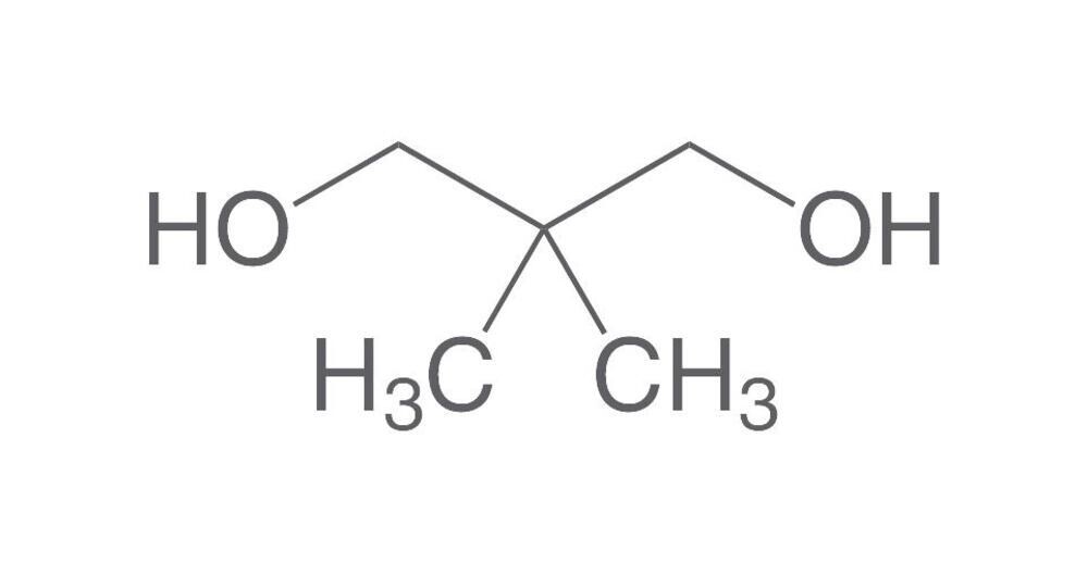 2,2-dimethyl-1,3-propanediol, min. 99%, for synthesis, 100 g, plastic packaging.