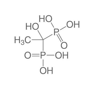 1-Hydroxyethan-(1,1-diphosphonsäure), (HEDP), min. 90 %, 1 kg, kunststoffverpackung.