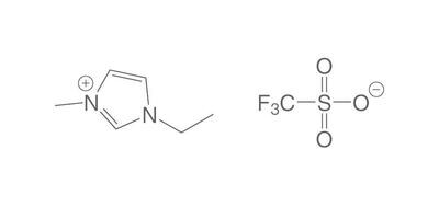 1-Ethyl-3-methyl-imidazolium-, trifluoromethanesulfonate, min. 99%, 25 g, glass packaging