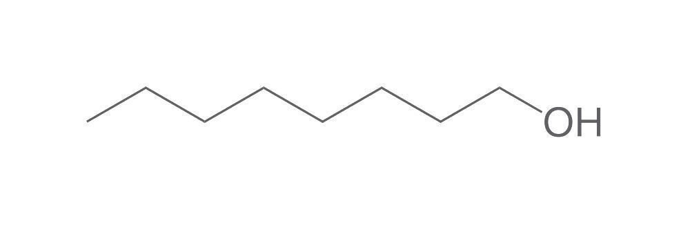 1-Octanol, mínimo 99 %, para síntesis, 100 ml, envase de vidrio
