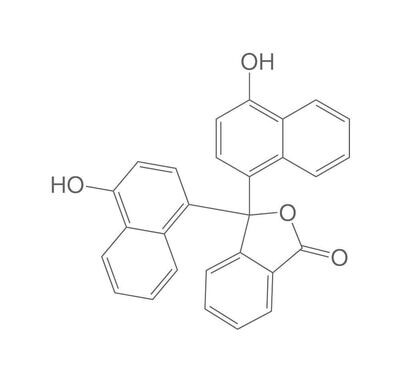 1-Naphtholphthalein, extra pure, 5 g, glass packaging