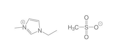 Metanosulfonato de 1-etil-3-metil-imidazolio, mínimo 99 %, 25 g, envase de vidrio