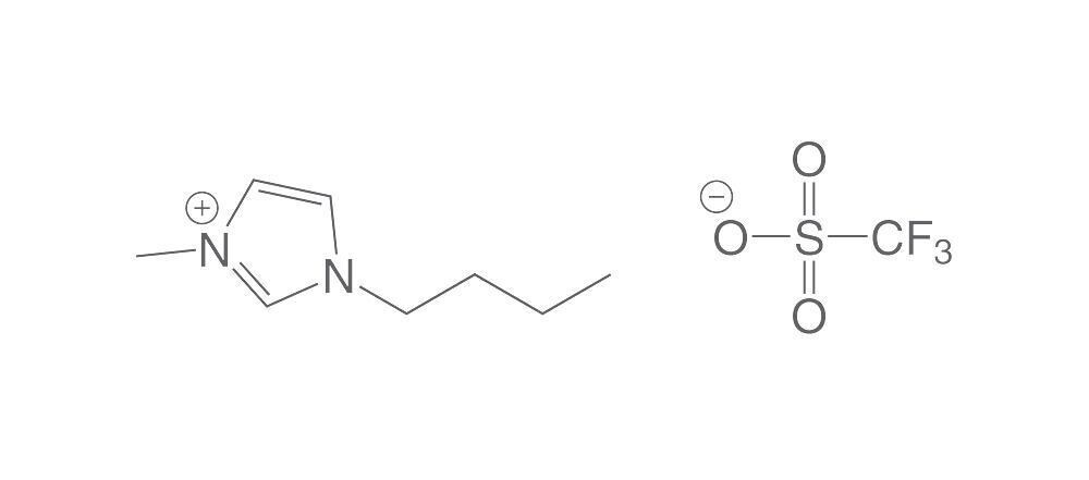 1-Butyl-3-methyl-imidazolium-, trifluoromethanesulfonate, min. 99%, 25 g, glass packaging