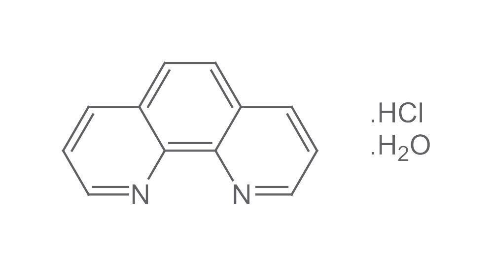 1,10-phenanthroline hydrochloride, monohydrate, min. 99%, pa, 50 g, glass packaging