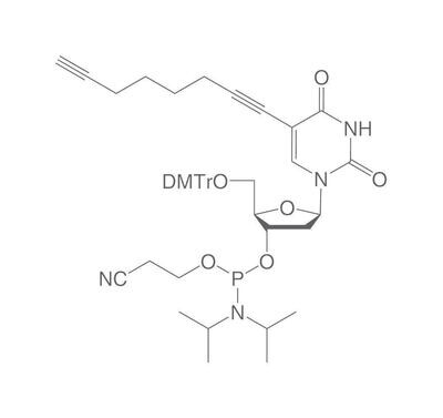 C8-Alcyne-dU-CEP, ≥95%, 250 mg, emballage plastique.