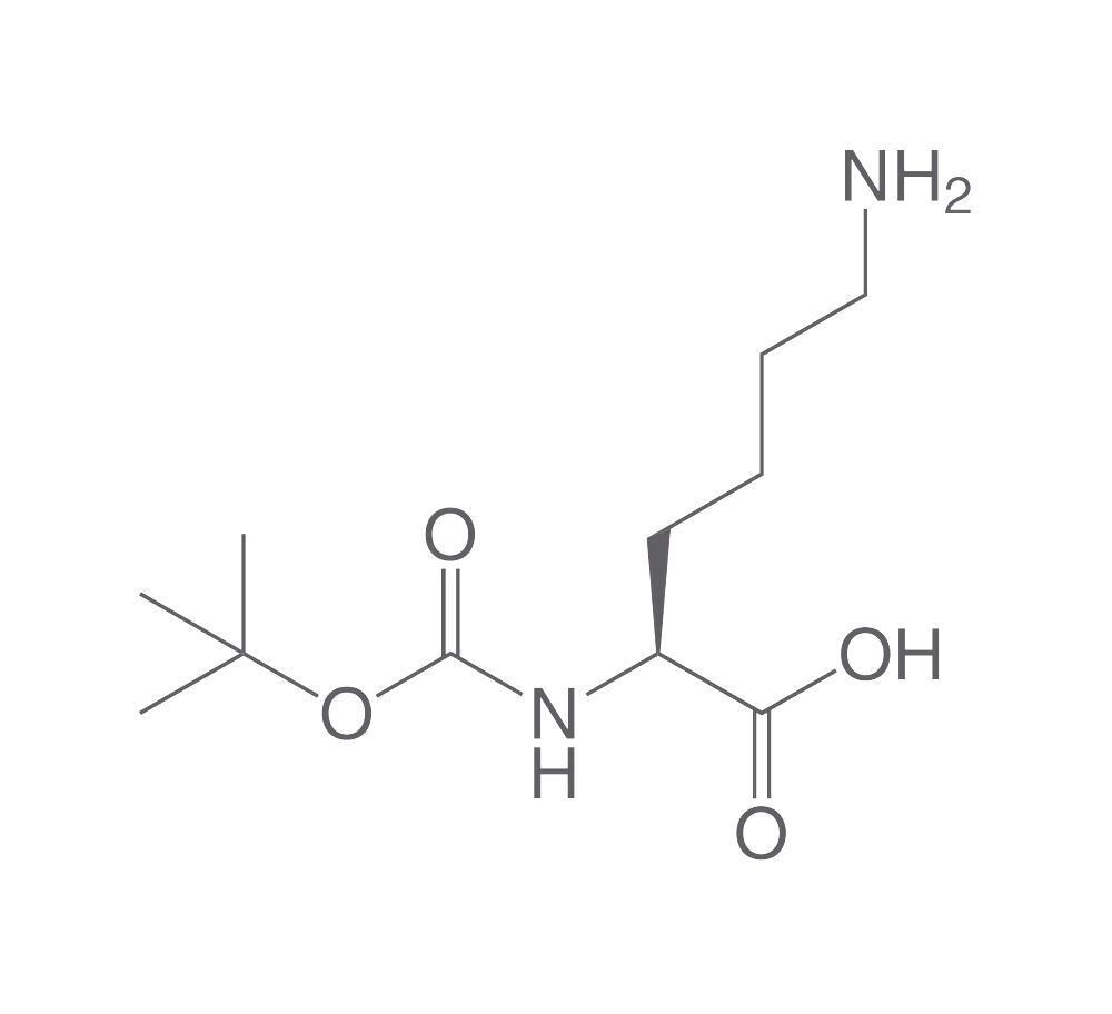 Boc-L-Lysine, PEPTIPURE®, min. 98%, for biochemistry, 1 g, glass packaging
