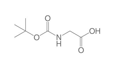 Boc-Glycine, PEPTIPURE®, min. 98%, for biochemistry, 5 g, glass packaging